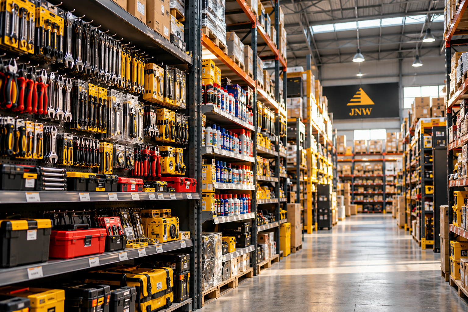 Industrial warehouse and supply environment